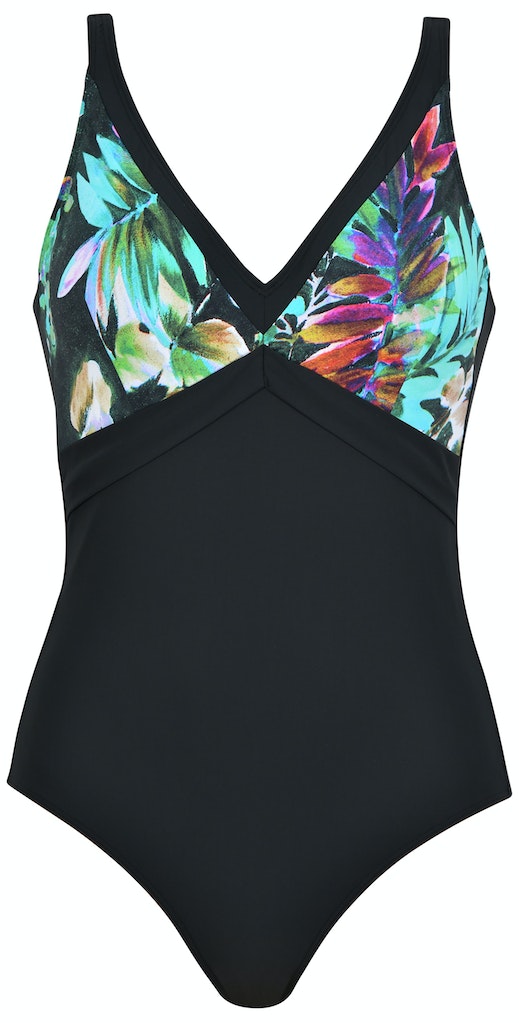 Costum de baie marime mare Naturana clasic 73421