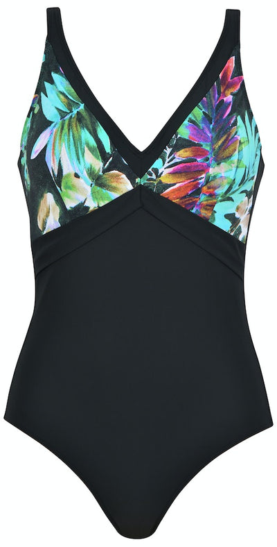 Costum de baie marime mare Naturana clasic 73421