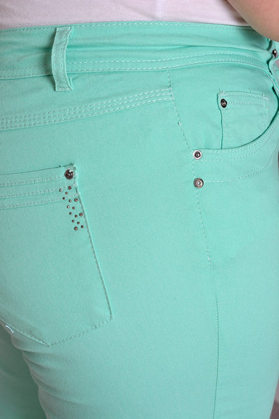 Pantalon Rebecca 3/4 - menta