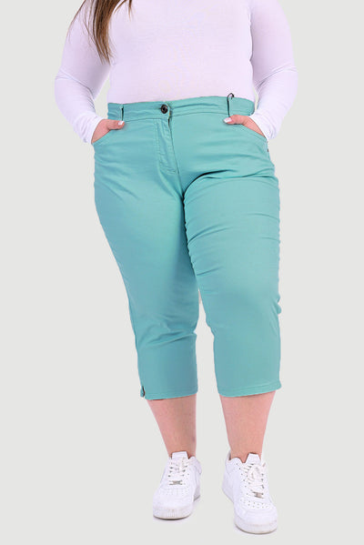 Pantalon Rebecca 3/4 - menta