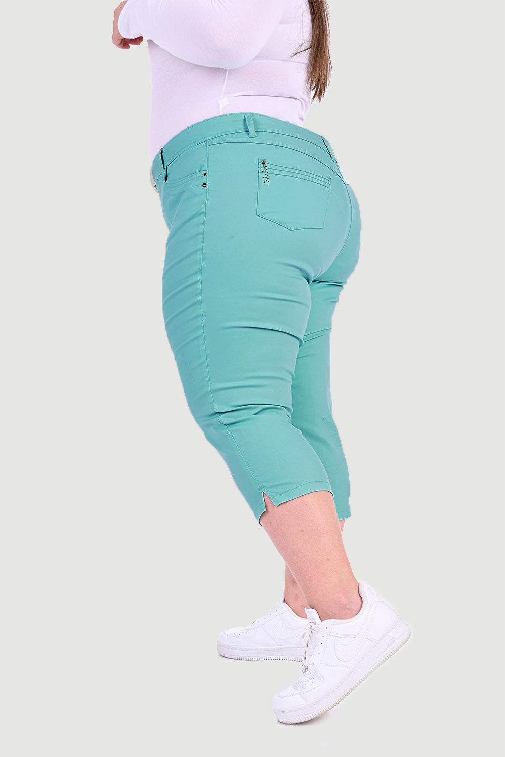 Pantalon Rebecca 3/4 - menta