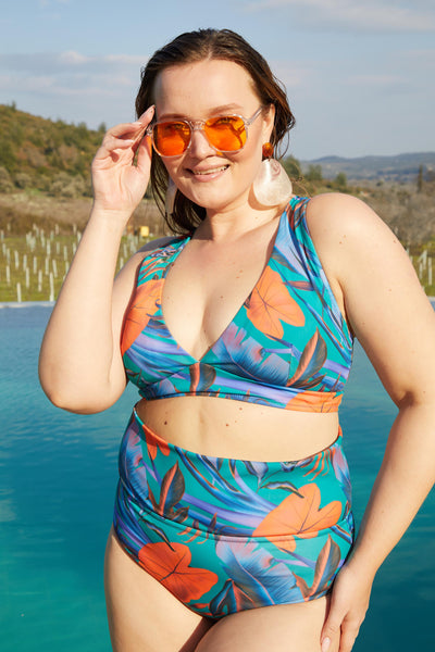 Sutien de baie marime mare - exotic